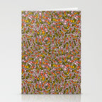 Rainbow Worms Print Stationery Card Gallery Image 2