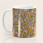 Rainbow Worms Print Coffee Mug Gallery Image 3