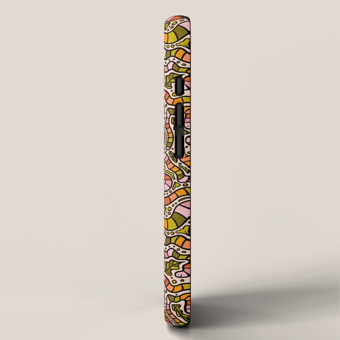 Rainbow Worms Print iPhone Case Gallery Image 2