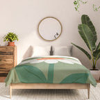 Cat and Plant 63 Blossom Day Comforter Gallery Image 3