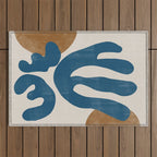 Matisse Flowers No 3 Outdoor Rug Gallery Image 1