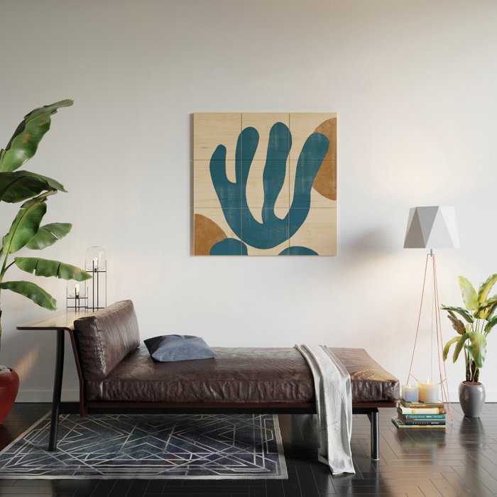Matisse Flowers No 3 Wood Wall Art Gallery Image 2