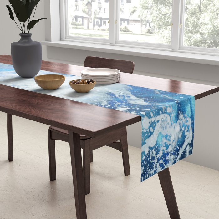 Perfect Sea Waves II Table Runner Gallery Image 2