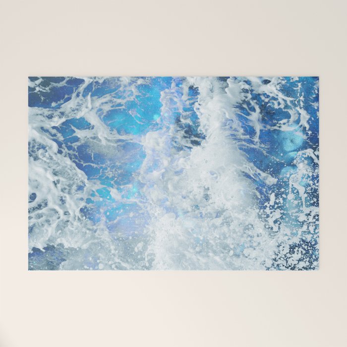 Perfect Sea Waves II Welcome Mat Gallery Image 1