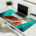 Metallic Sea Turtle Desk Mat Gallery Image 2