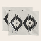 Southwestern Minimalism - Black Neutral Beige Placemat Gallery Image 1