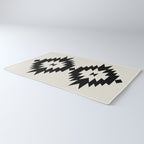 Southwestern Minimalism - Black Neutral Beige Rug Gallery Image 3