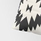 Southwestern Minimalism - Black Neutral Beige Pillow Sham Gallery Image 4