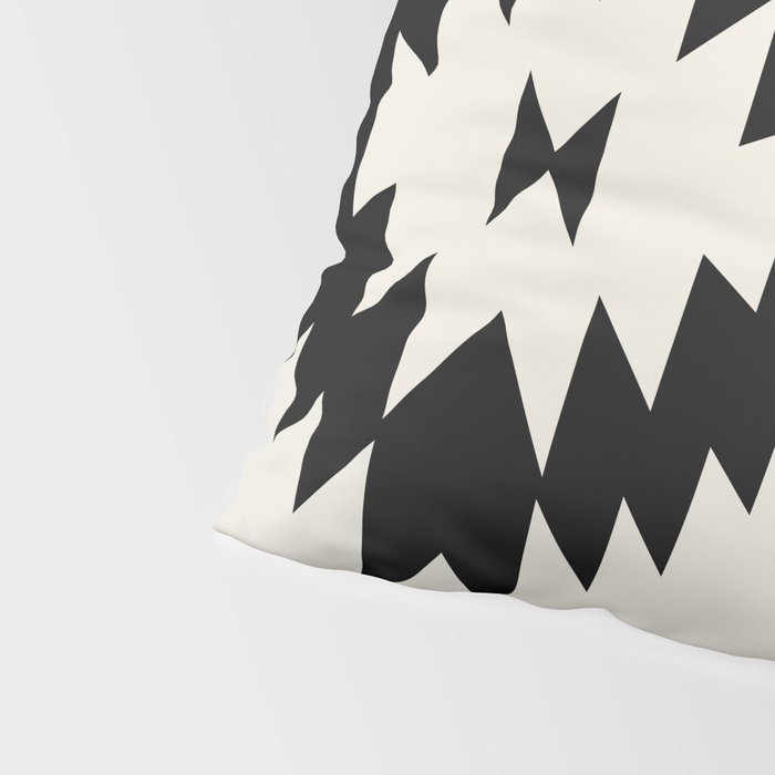 Southwestern Minimalism - Black Neutral Beige Pillow Sham Gallery Image 4