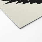Southwestern Minimalism - Black Neutral Beige Welcome Mat Gallery Image 2
