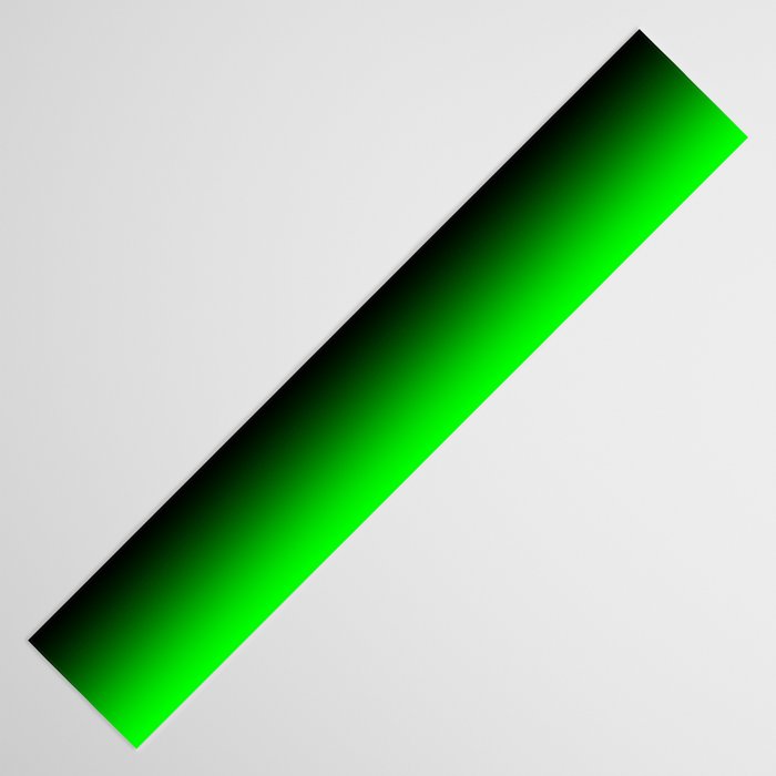 Black Lime Green Neon Nights Ombre Table Runner Gallery Image 3