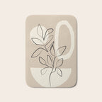 Abstract Minimal Plant 7 Bath Mat Gallery Image 1