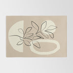 Abstract Minimal Plant 7 Rug Gallery Image 2