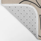 Abstract Minimal Plant 7 Bath Mat Gallery Image 2