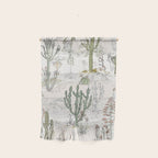 whimsical cactus landscape airy Wall Hanging Gallery Image 1
