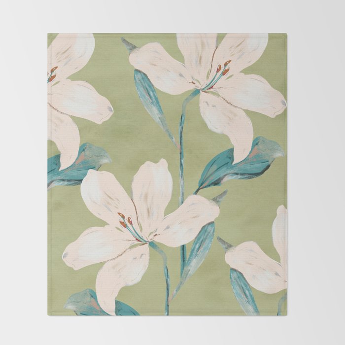 Spring Flowers 4 Throw Blanket Gallery Image 2