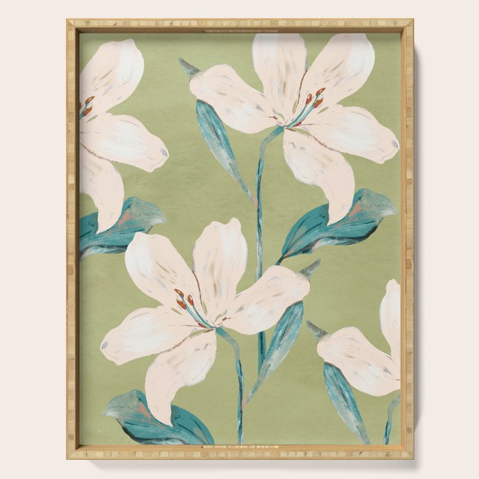 Spring Flowers 4 Serving Tray Gallery Image 1