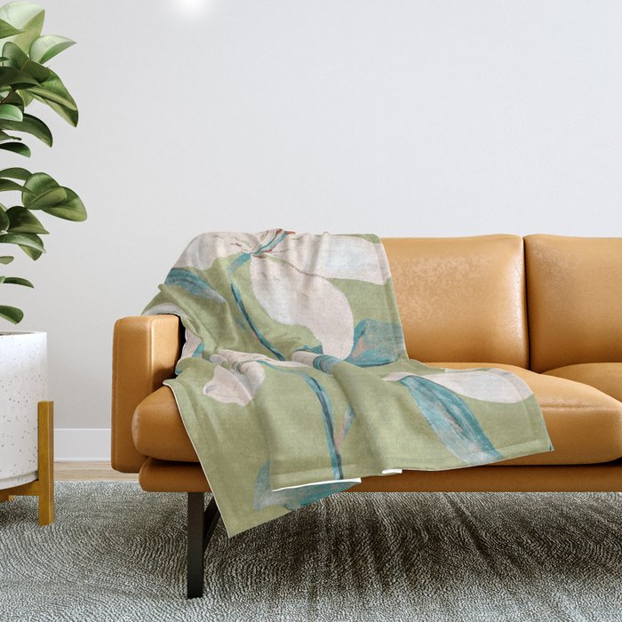 Spring Flowers 4 Throw Blanket Gallery Image 1