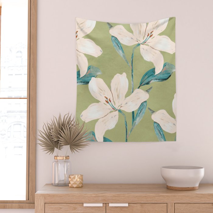 Spring Flowers 4 Wall Tapestry Gallery Image 2