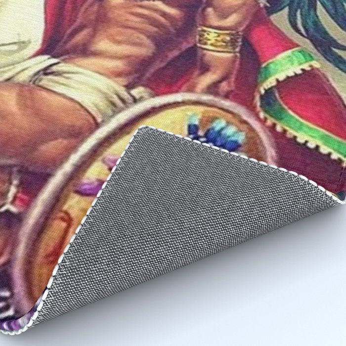 Caballero Aguila Aztec Scout Portrait painting Rug Gallery Image 4