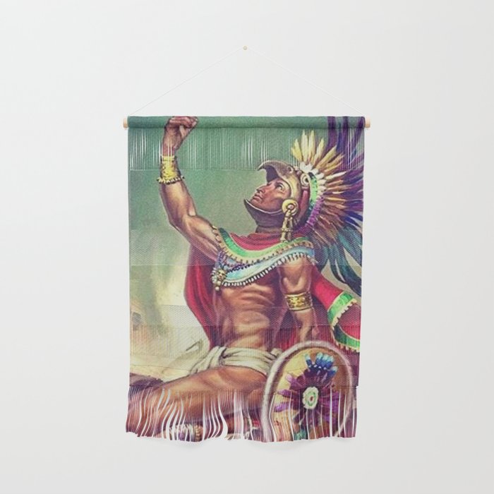 Caballero Aguila Aztec Scout Portrait painting Wall Hanging Gallery Image 1