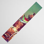 Caballero Aguila Aztec Scout Portrait painting Table Runner Gallery Image 3