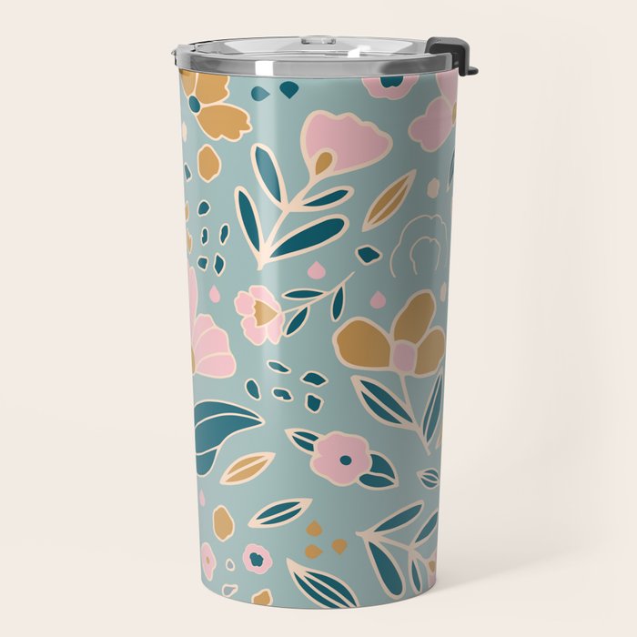 Woodland wildflowers  Travel Mug Gallery Image 2