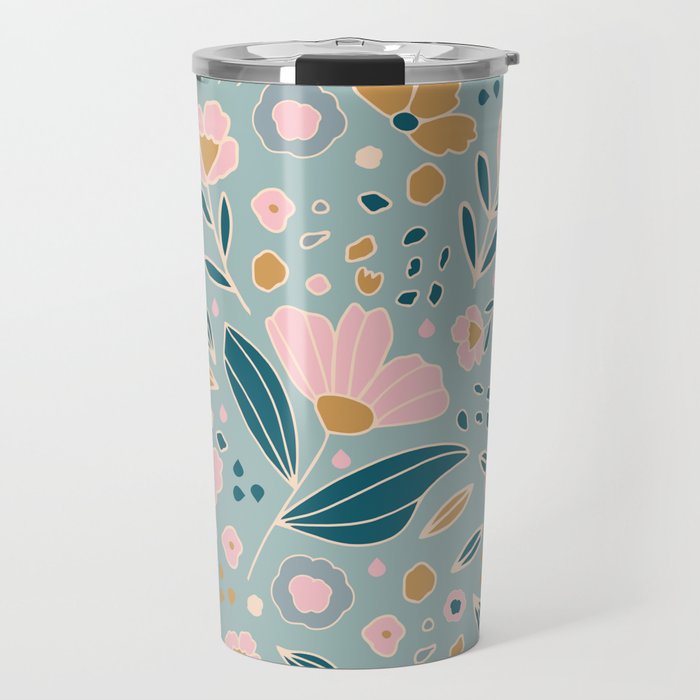 Woodland wildflowers  Travel Mug Gallery Image 1