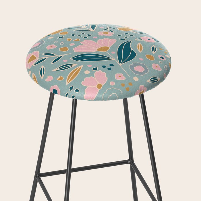 Woodland wildflowers  Stool Gallery Image 2