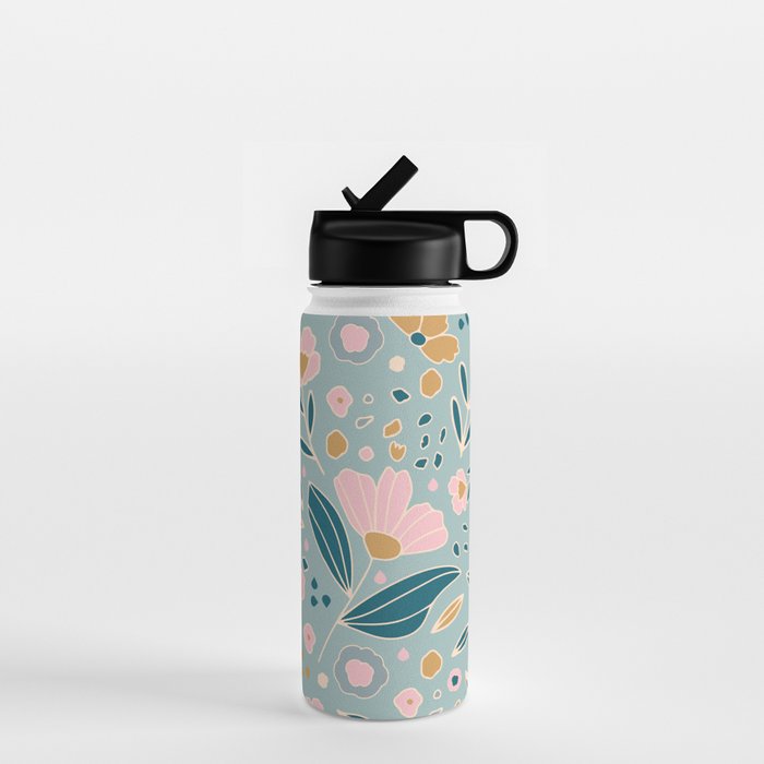 Woodland wildflowers  Water Bottle Gallery Image 1