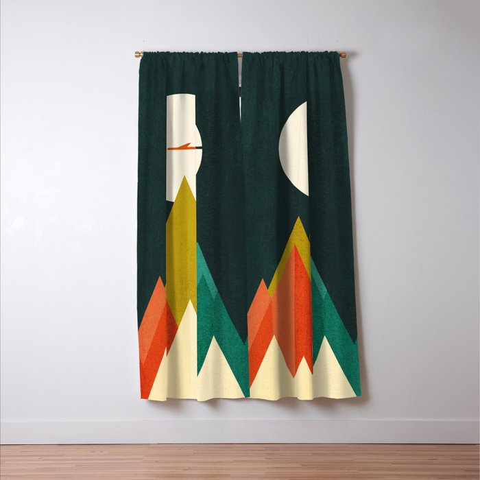 Life is a travel Window Curtain Gallery Image 3