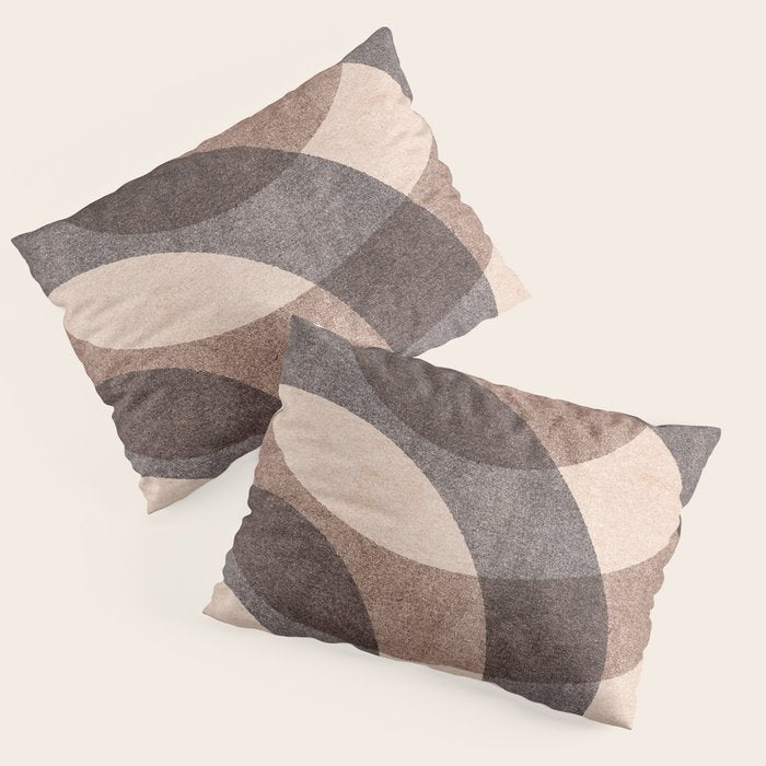 ABSTRACT ALPHABET / Decorative O Pillow Sham Gallery Image 3