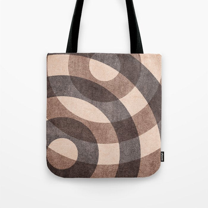 ABSTRACT ALPHABET / Decorative O Tote Bag Gallery Image 1