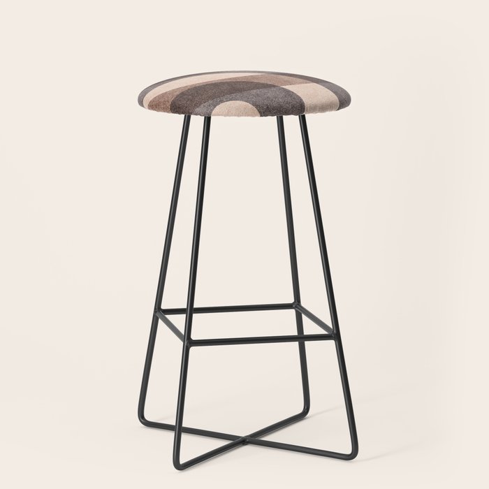 ABSTRACT ALPHABET / Decorative O Stool Gallery Image 1