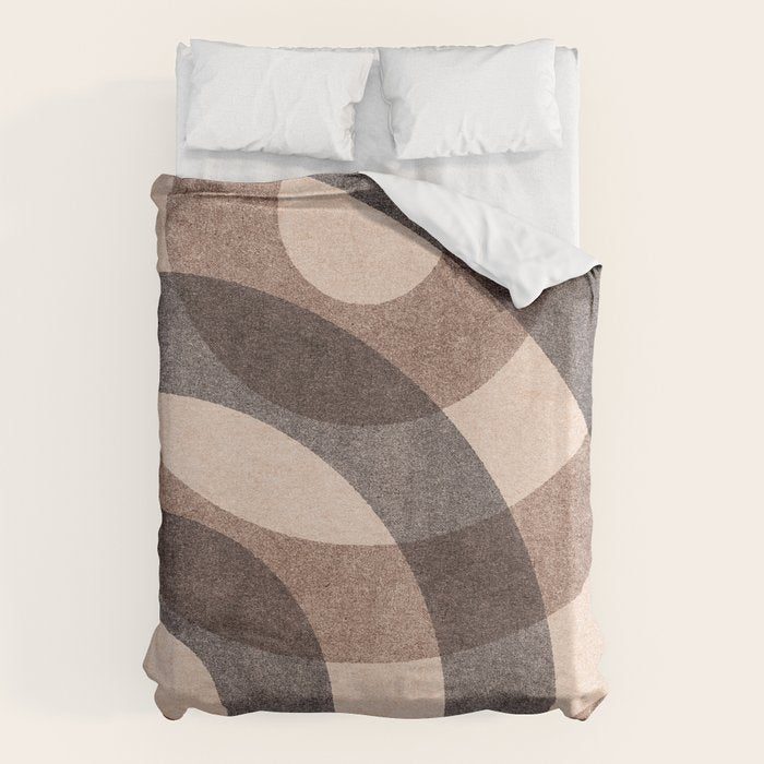ABSTRACT ALPHABET / Decorative O Duvet Cover Gallery Image 6