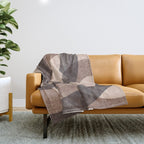 ABSTRACT ALPHABET / Decorative O Throw Blanket Gallery Image 1