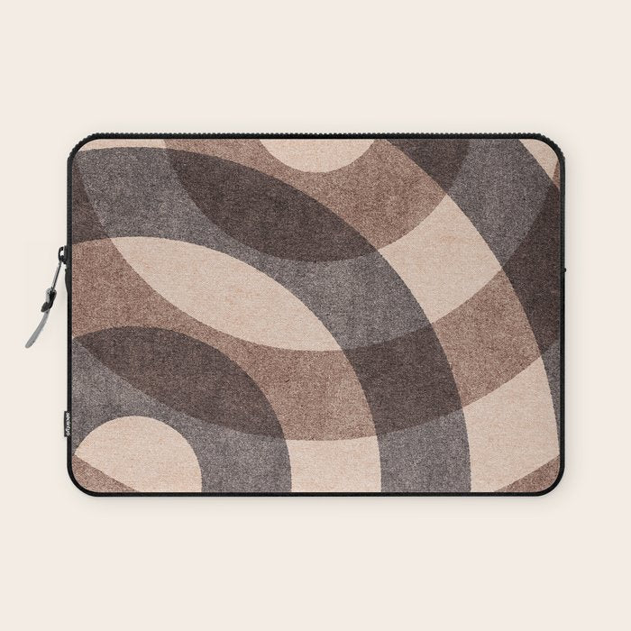 ABSTRACT ALPHABET / Decorative O Laptop Sleeve Gallery Image 1
