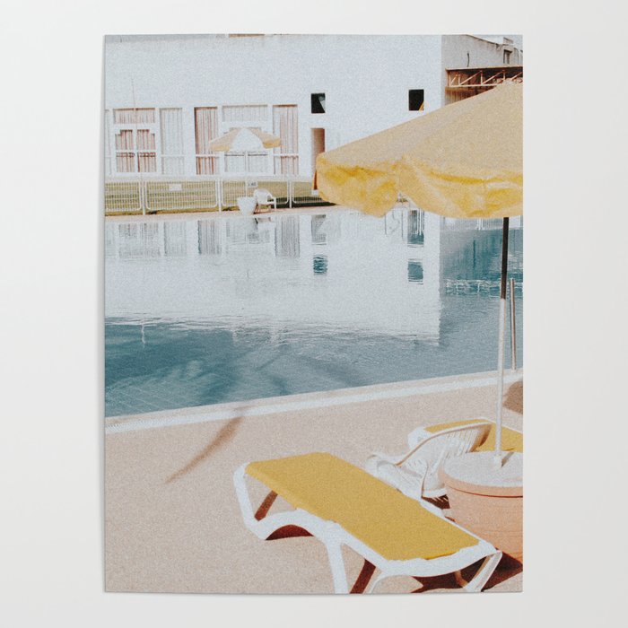 vintage summer poolside Poster Gallery Image 1