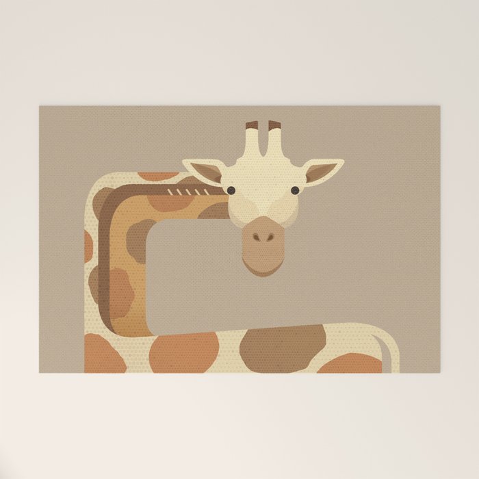 Whimsy Giraffe Welcome Mat Gallery Image 1