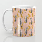 Paisley Tiger - soft pink & gold Coffee Mug Gallery Image 3