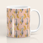 Paisley Tiger - soft pink & gold Coffee Mug Gallery Image 1