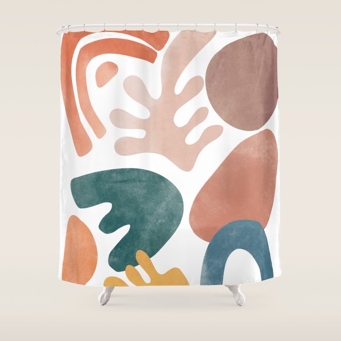 Matisse Earth Shower Curtain Gallery Image 1