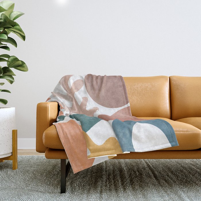 Matisse Earth Throw Blanket Gallery Image 1