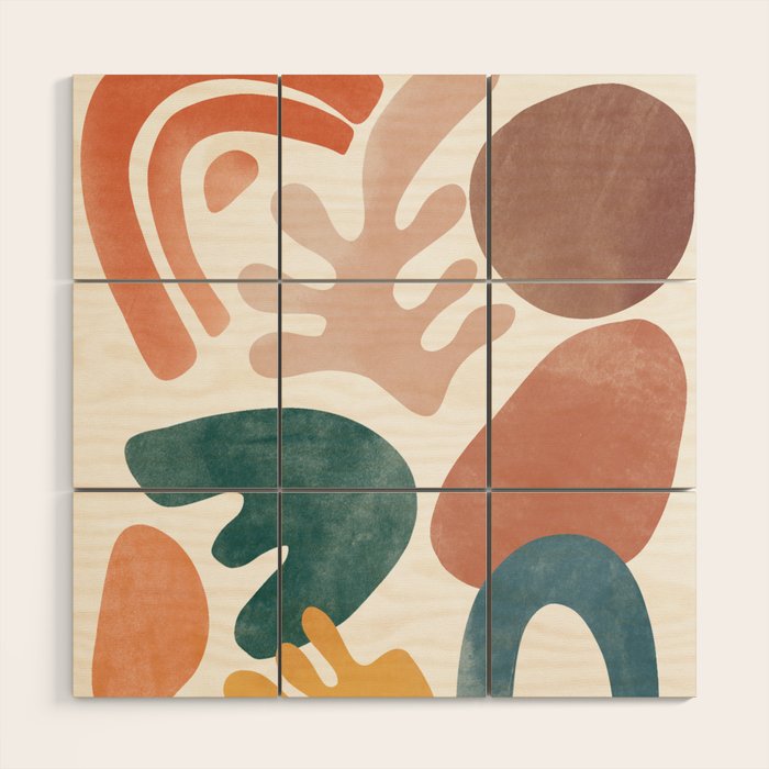 Matisse Earth Wood Wall Art Gallery Image 1