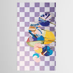 Modern artistic flowery tropical II Tablecloth Gallery Image 2