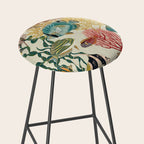 coral reef deep silence Stool Gallery Image 2