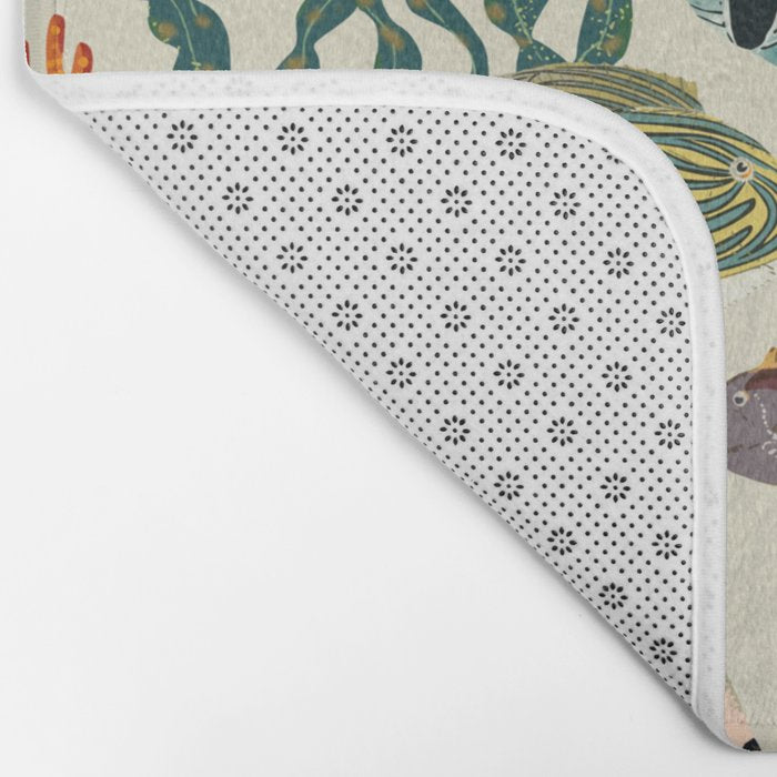 coral reef deep silence Bath Mat Gallery Image 2