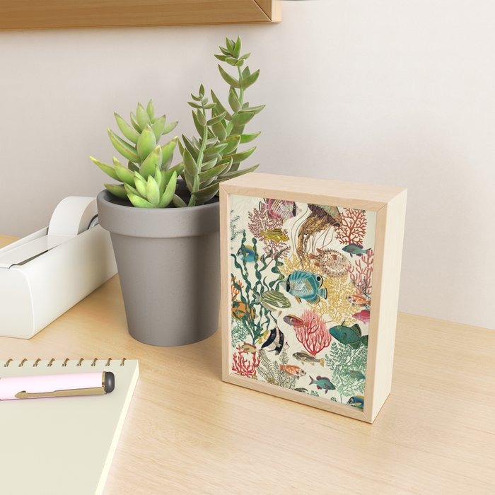 coral reef deep silence Mini Art Print Gallery Image 2
