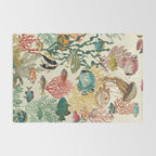 coral reef deep silence Rug Gallery Image 2