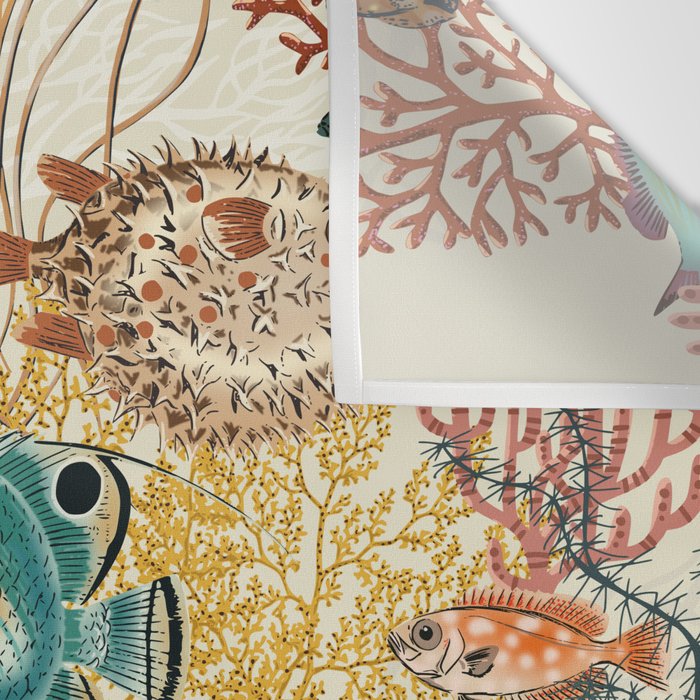 coral reef deep silence Wall Tapestry Gallery Image 3